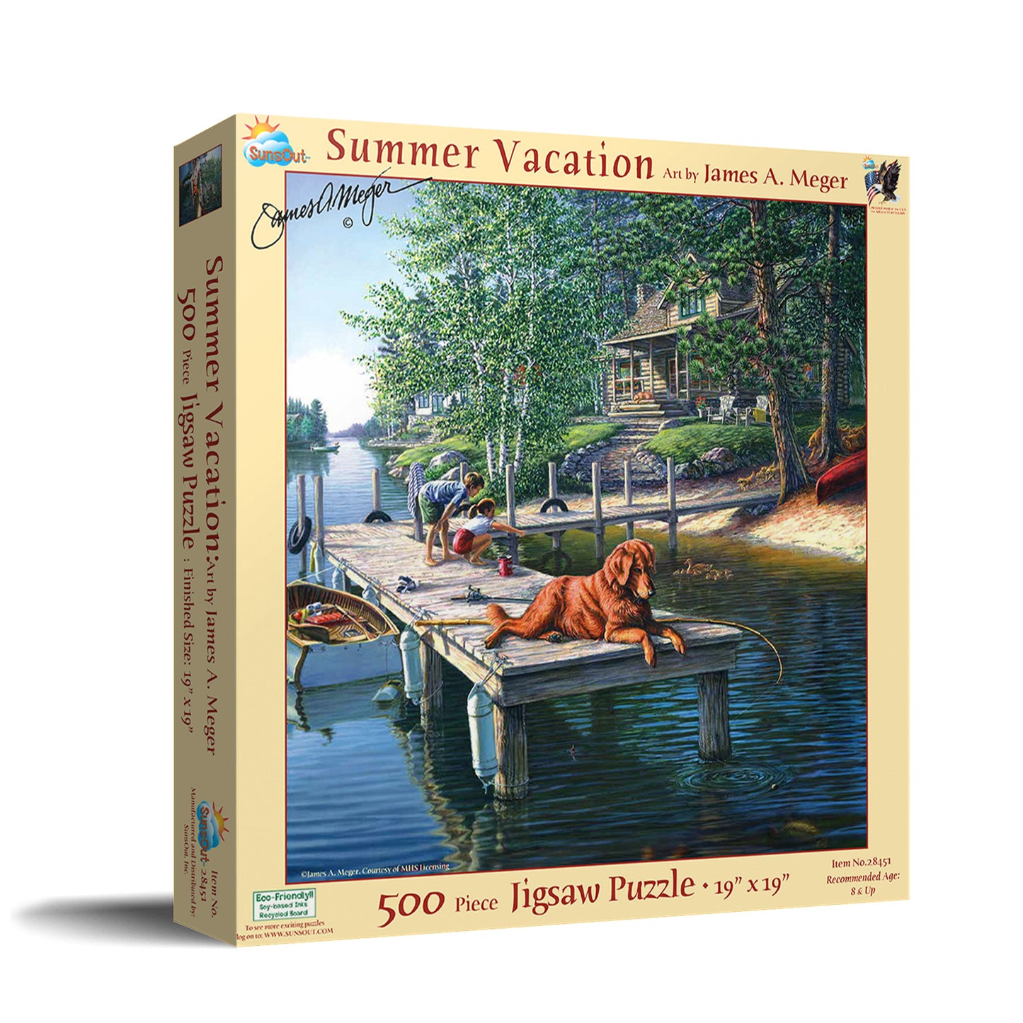 Summer Vacation 500 pc  Jigsaw Puzzle 28451
