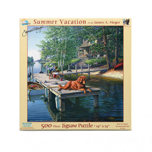Summer Vacation 500 pc  Jigsaw Puzzle 28451