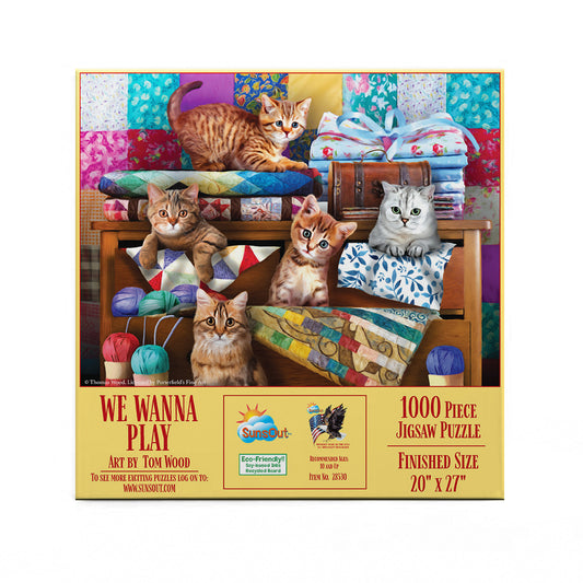 We Wanna Play 1000 pc  Jigsaw Puzzle 28530