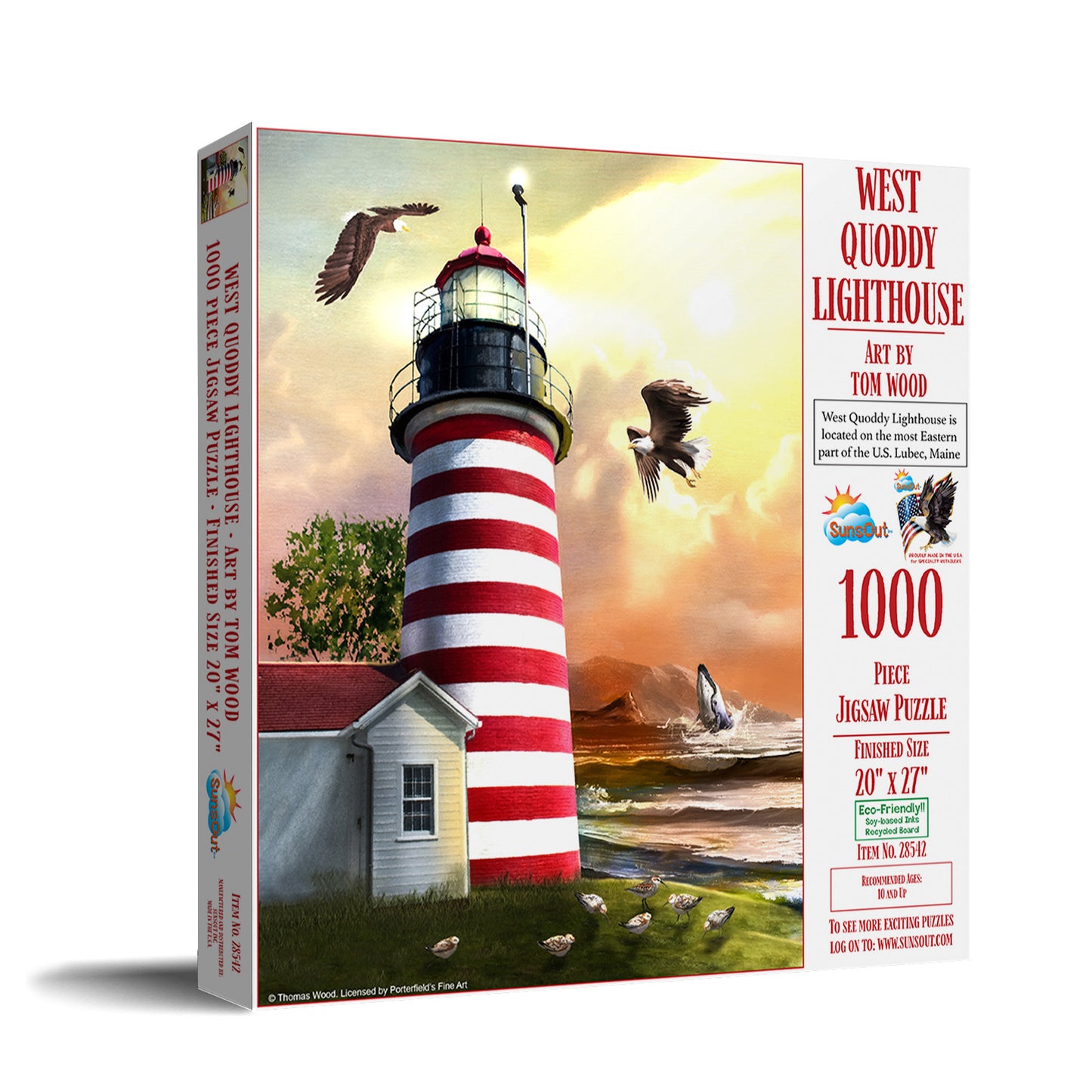 West Quoddy Lighthouse 1000 pc  Jigsaw Puzzle 28542
