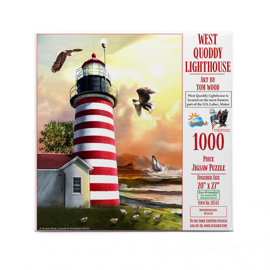 West Quoddy Lighthouse 1000 pc  Jigsaw Puzzle 28542