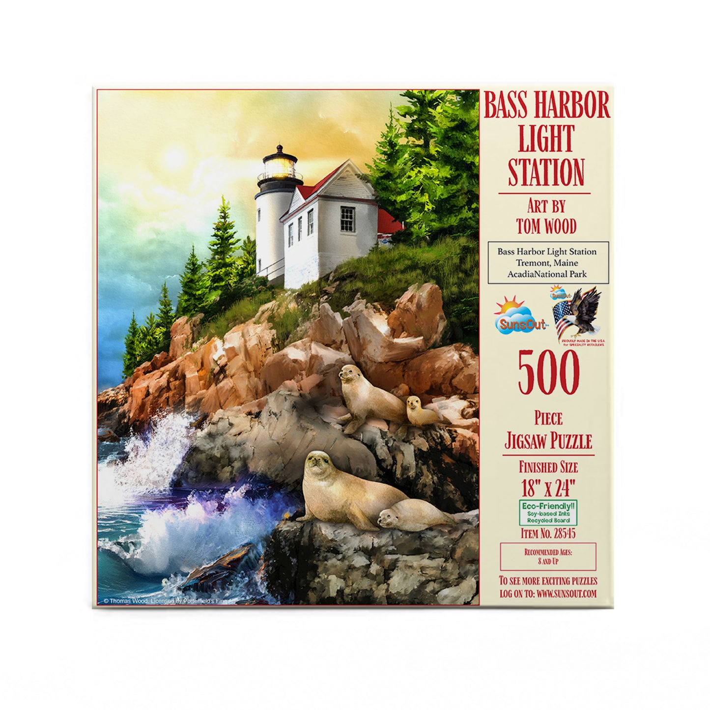 Bass Harbor Light Station 500 pc  Jigsaw Puzzle 28545