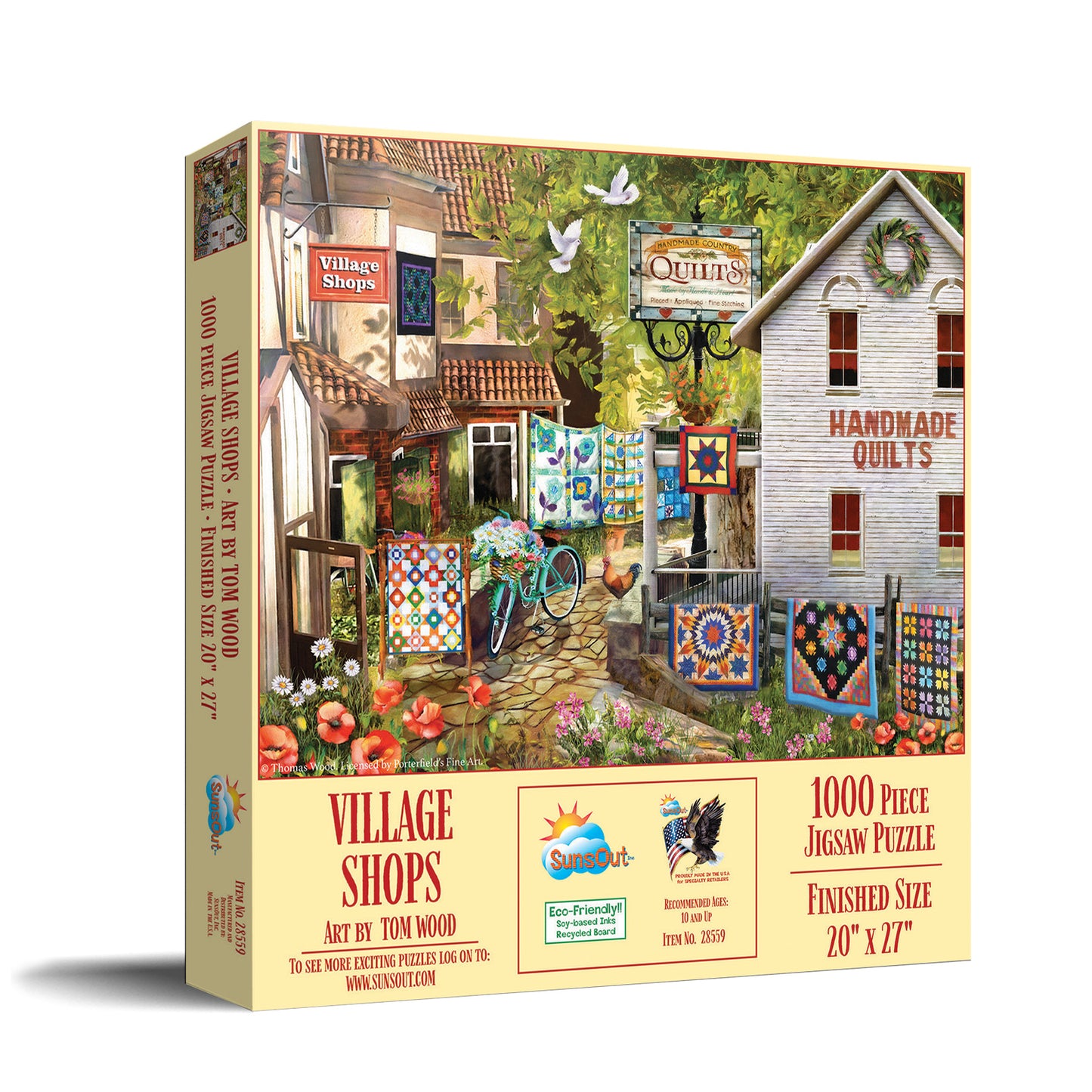 Village Shops 1000 pc  Jigsaw Puzzle 28559