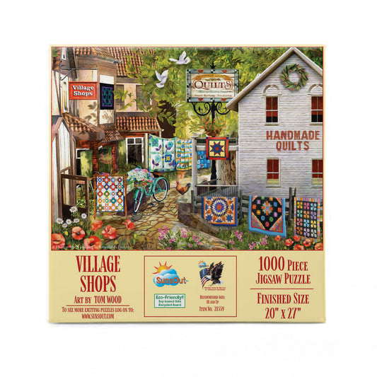 Village Shops 1000 pc  Jigsaw Puzzle 28559