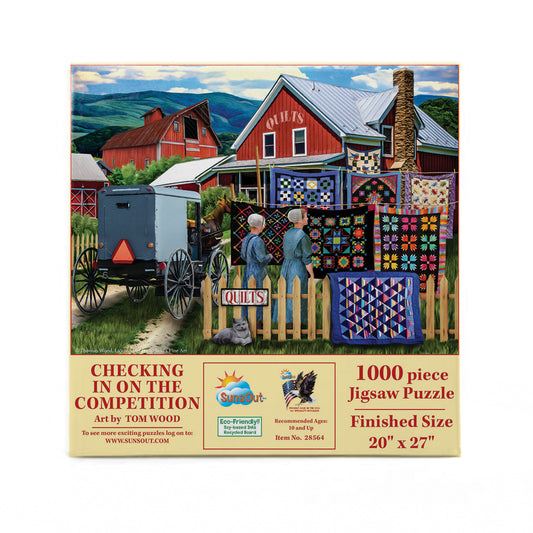 Checking in on the Competition 1000 pc  Jigsaw Puzzle 28564