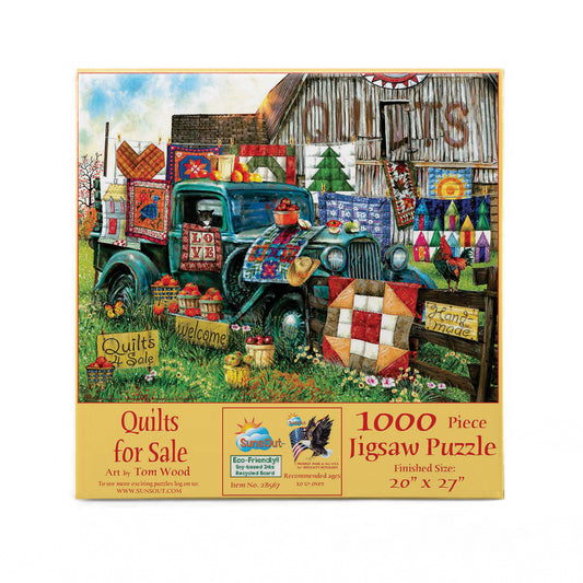 Quilts for Sale 1000 pc  Jigsaw Puzzle 28567