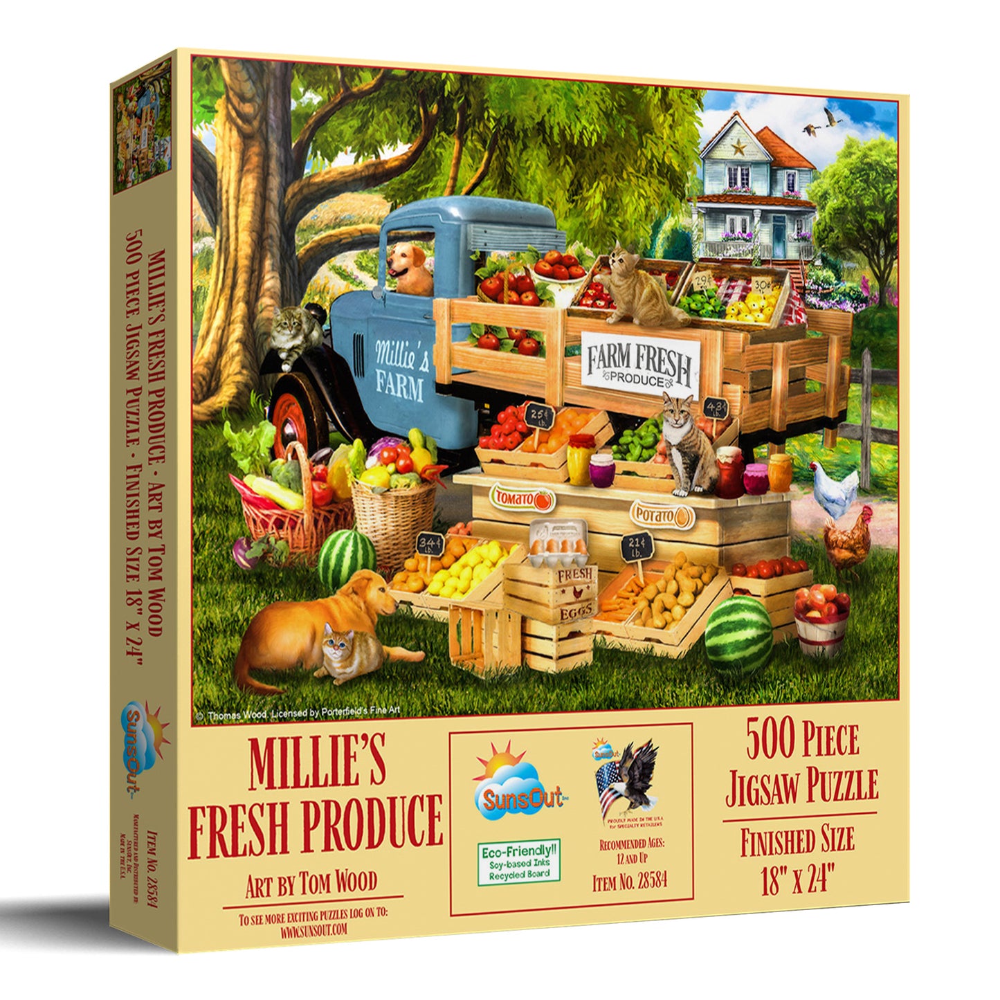 Millie's Fresh Produce 500 pc  Jigsaw Puzzle 28584