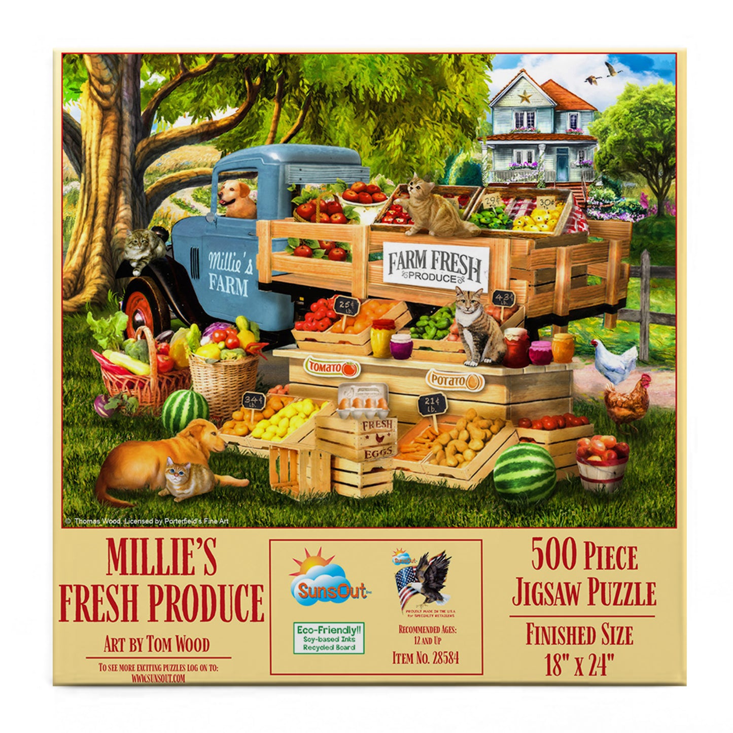 Millie's Fresh Produce 500 pc  Jigsaw Puzzle 28584