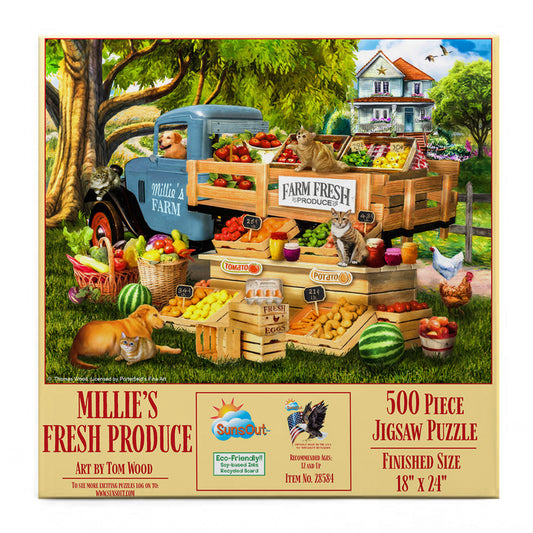 Millie's Fresh Produce 500 pc  Jigsaw Puzzle 28584