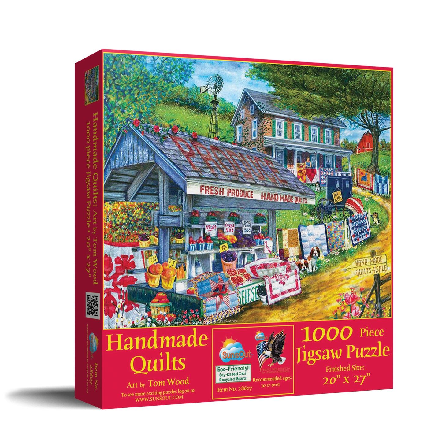 Handmade Quilts 1000 pc  Jigsaw Puzzle 28607