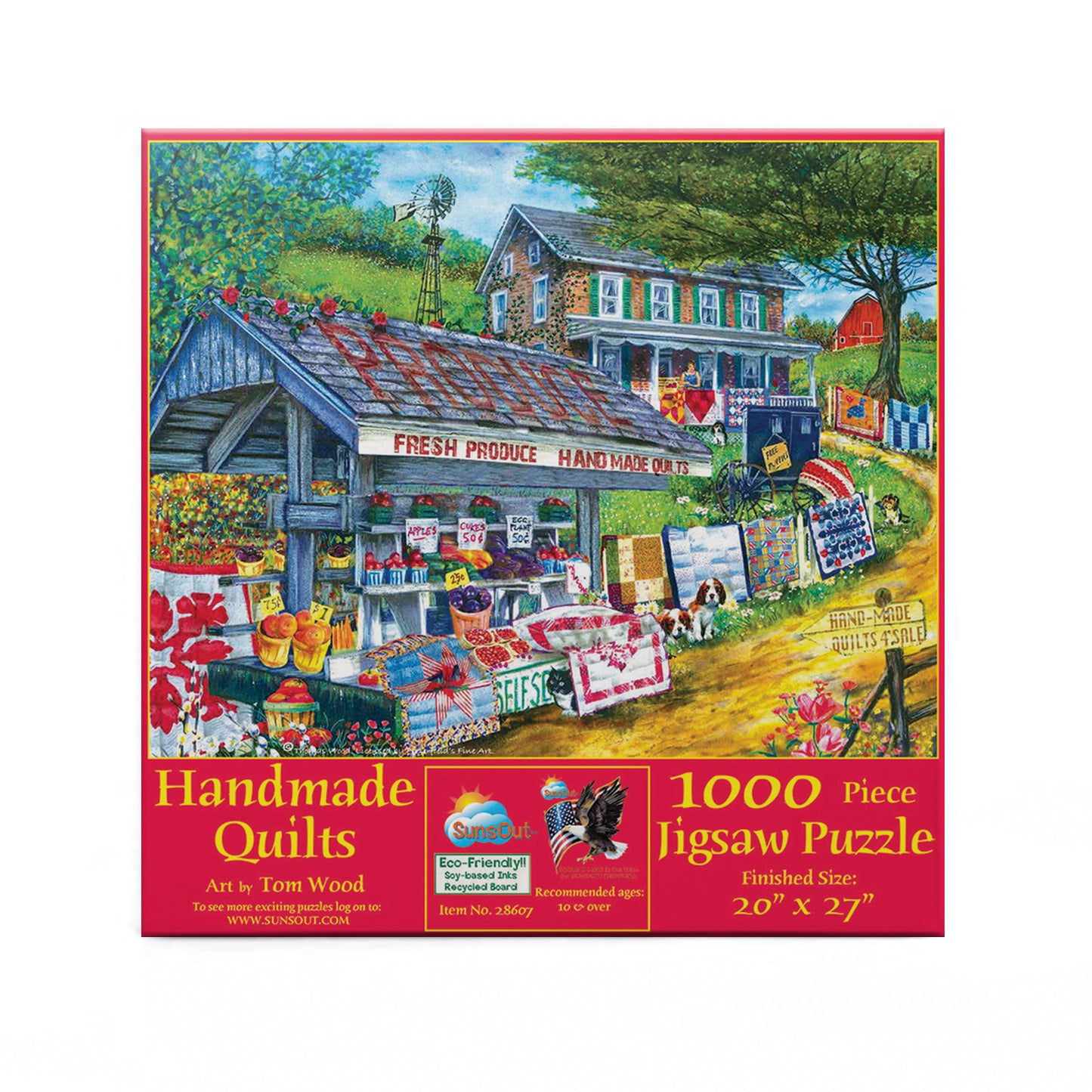 Handmade Quilts 1000 pc  Jigsaw Puzzle 28607