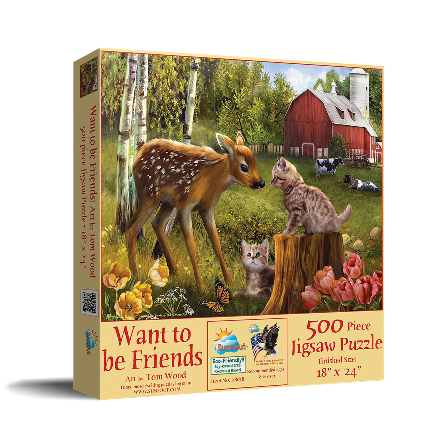 Want to be Friends 500 pc  Jigsaw Puzzle 28618