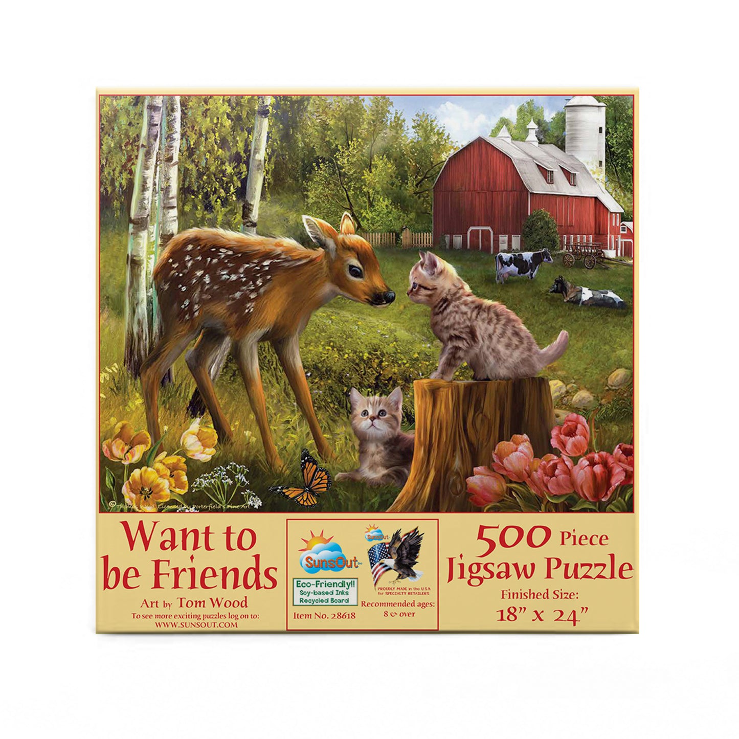 Want to be Friends 500 pc  Jigsaw Puzzle 28618