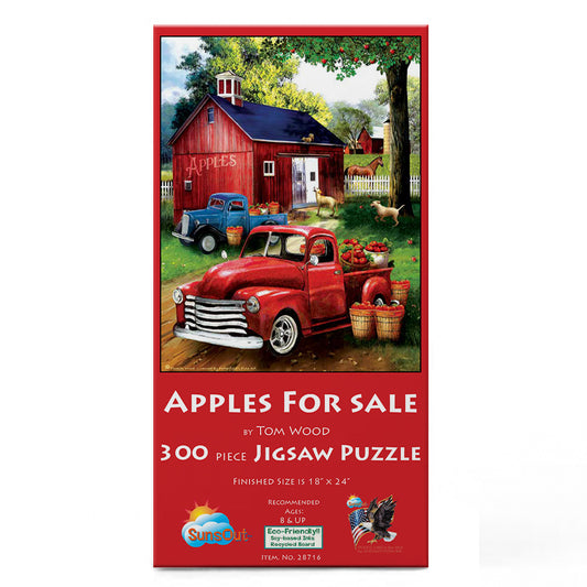 Apples for Sale 300 pc  Jigsaw Puzzle 28716