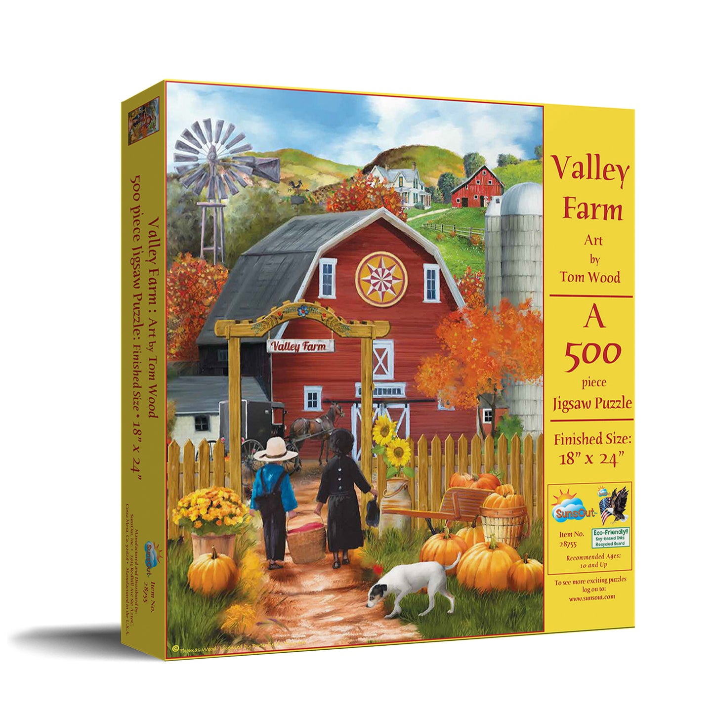 Valley Farm 500 pc  Jigsaw Puzzle 28755