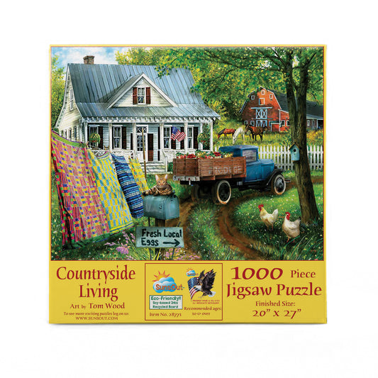 Countryside Living 1000 pc  Jigsaw Puzzle 28771