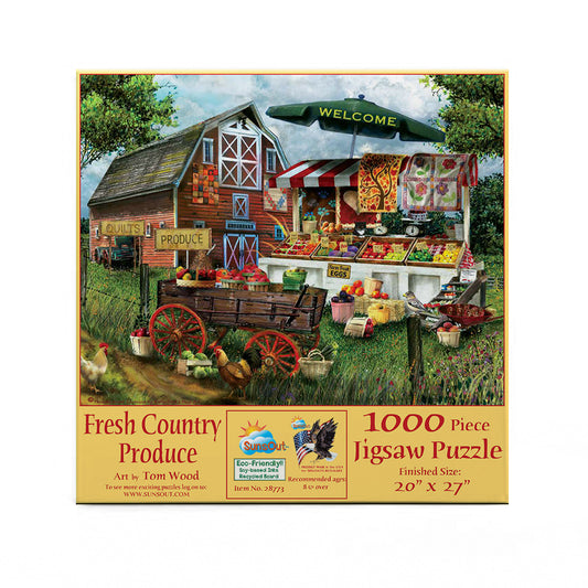Fresh Country Produce 1000 pc  Jigsaw Puzzle 28773