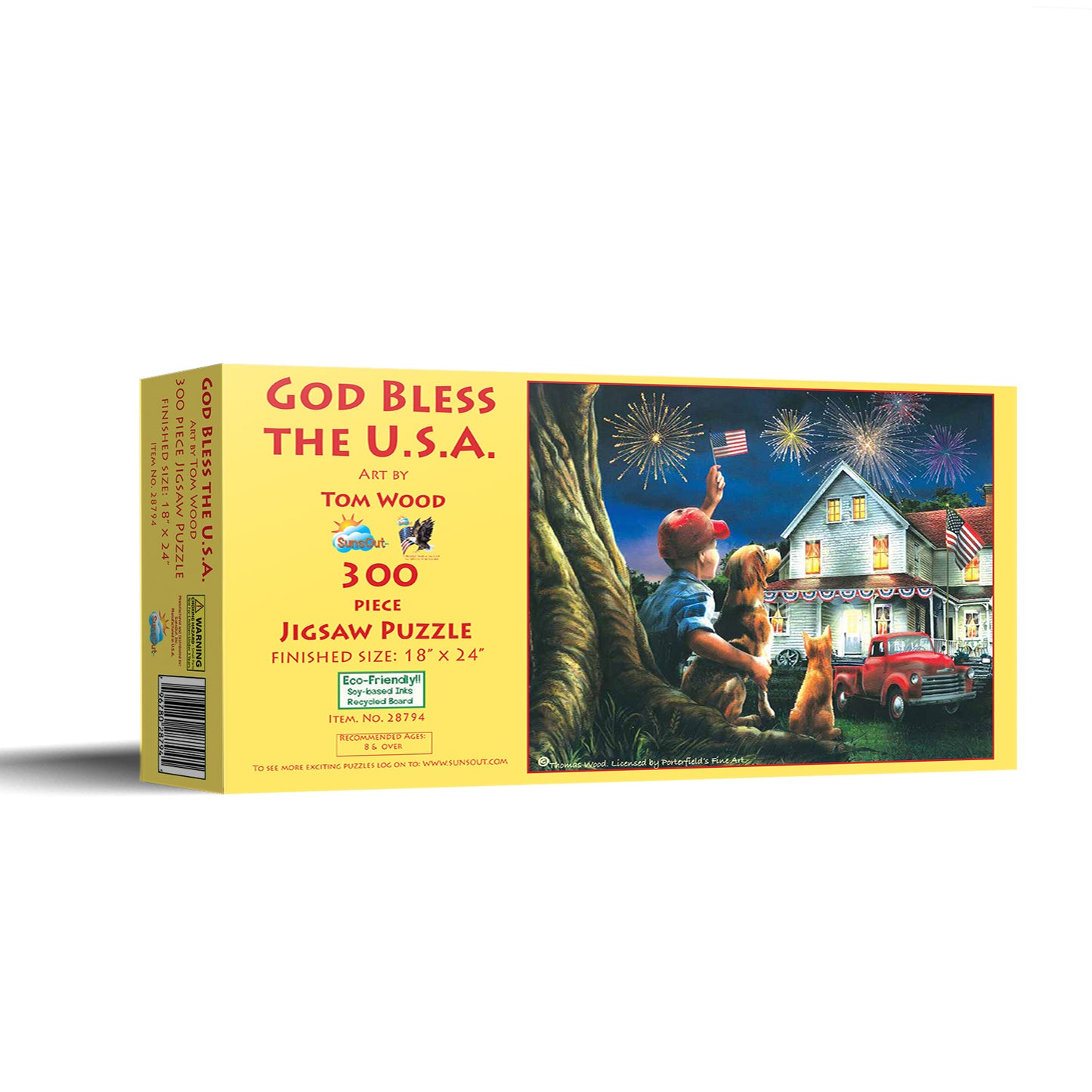 God Bless the USA 300 pc  Jigsaw Puzzle 28794