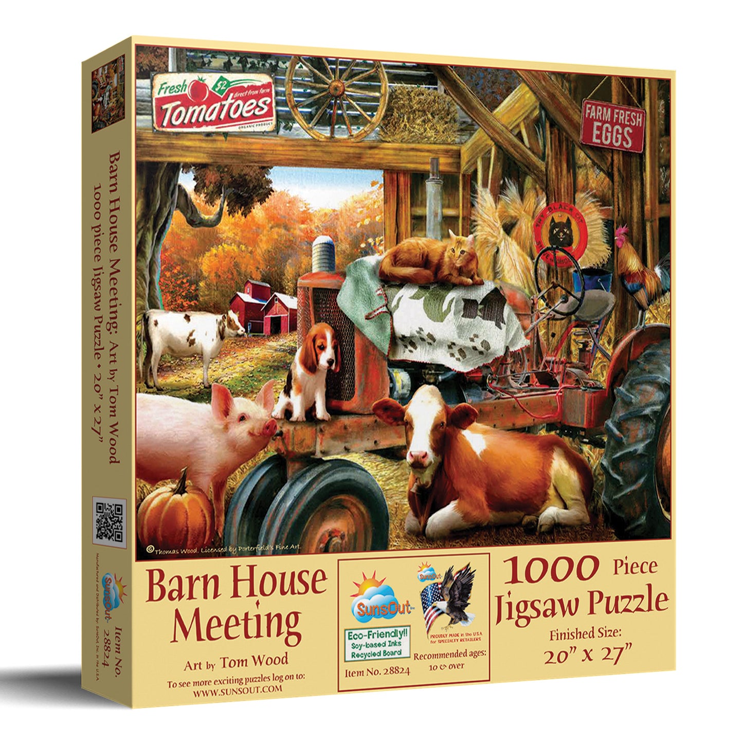 Barnhouse Meeting 1000 pc  Jigsaw Puzzle 28824