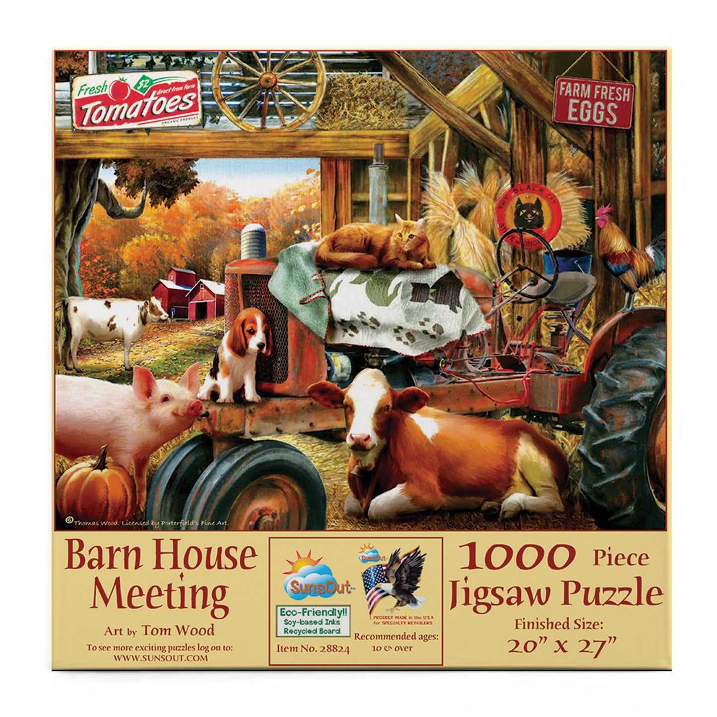 Barnhouse Meeting 1000 pc  Jigsaw Puzzle 28824