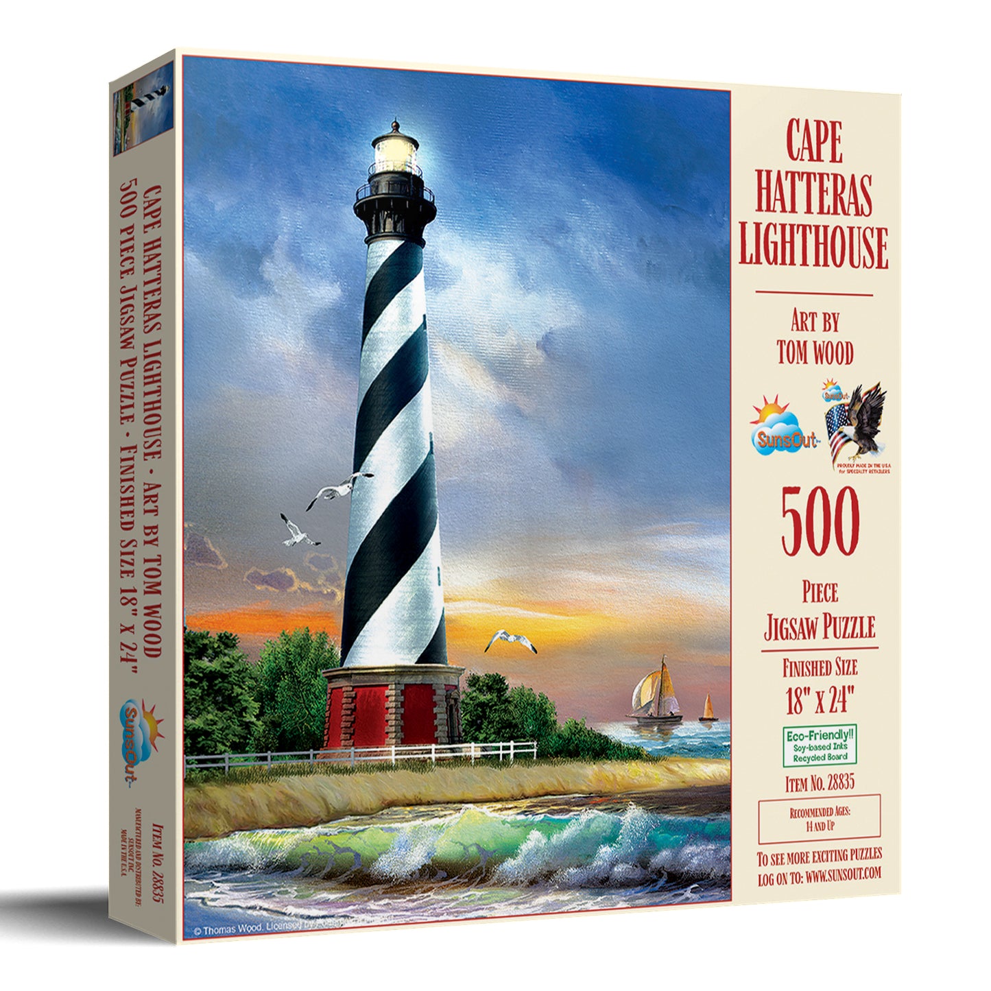 Cape Hatteras Lighthouse 500 pc  Jigsaw Puzzle 28835