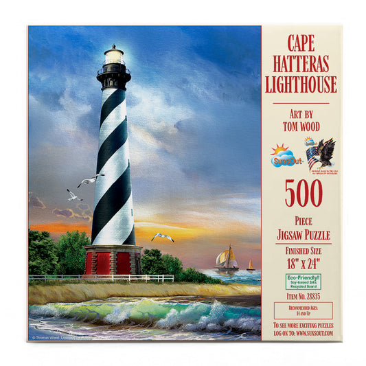 Cape Hatteras Lighthouse 500 pc  Jigsaw Puzzle 28835