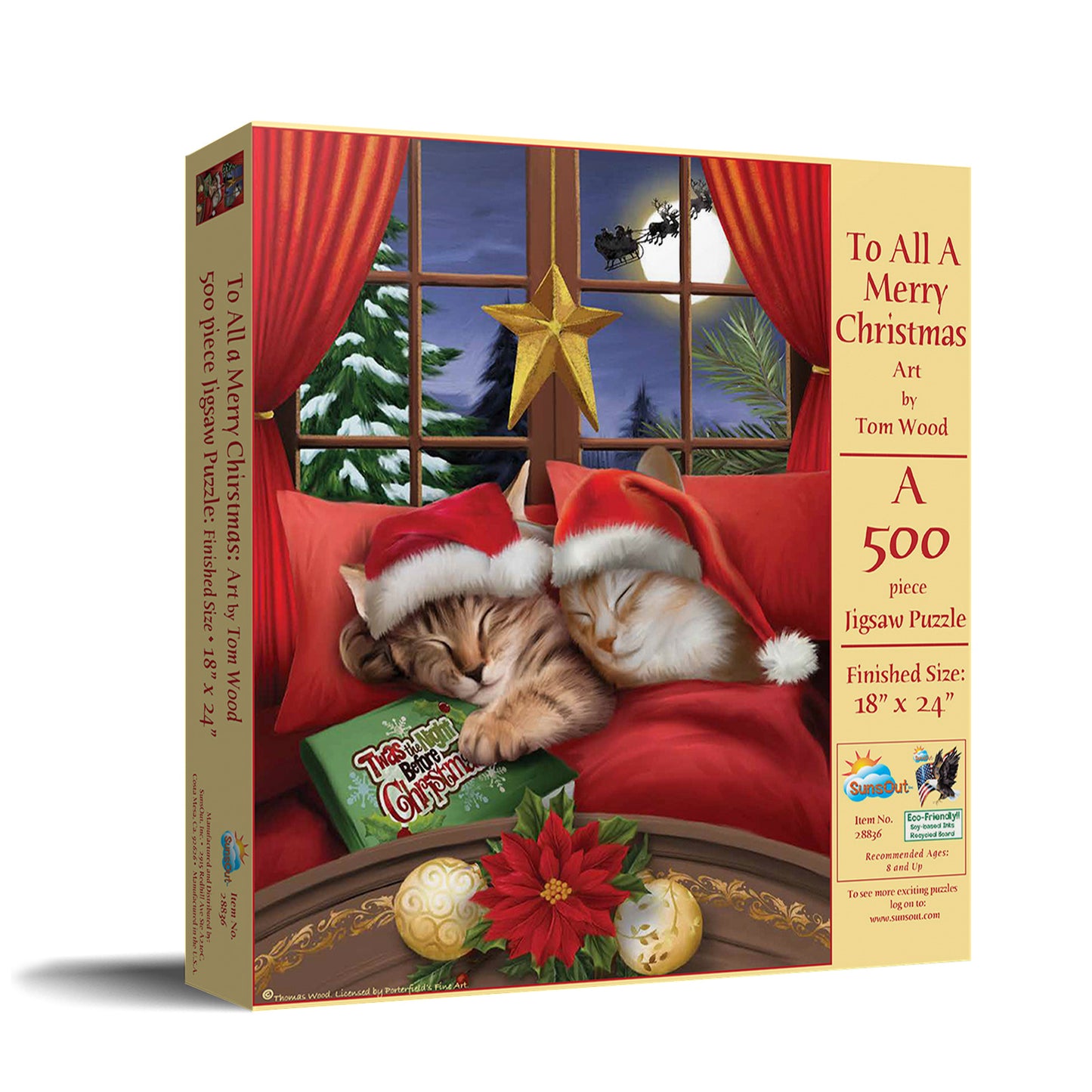To All a Merry Christmas 500 pc  Jigsaw Puzzle 28836