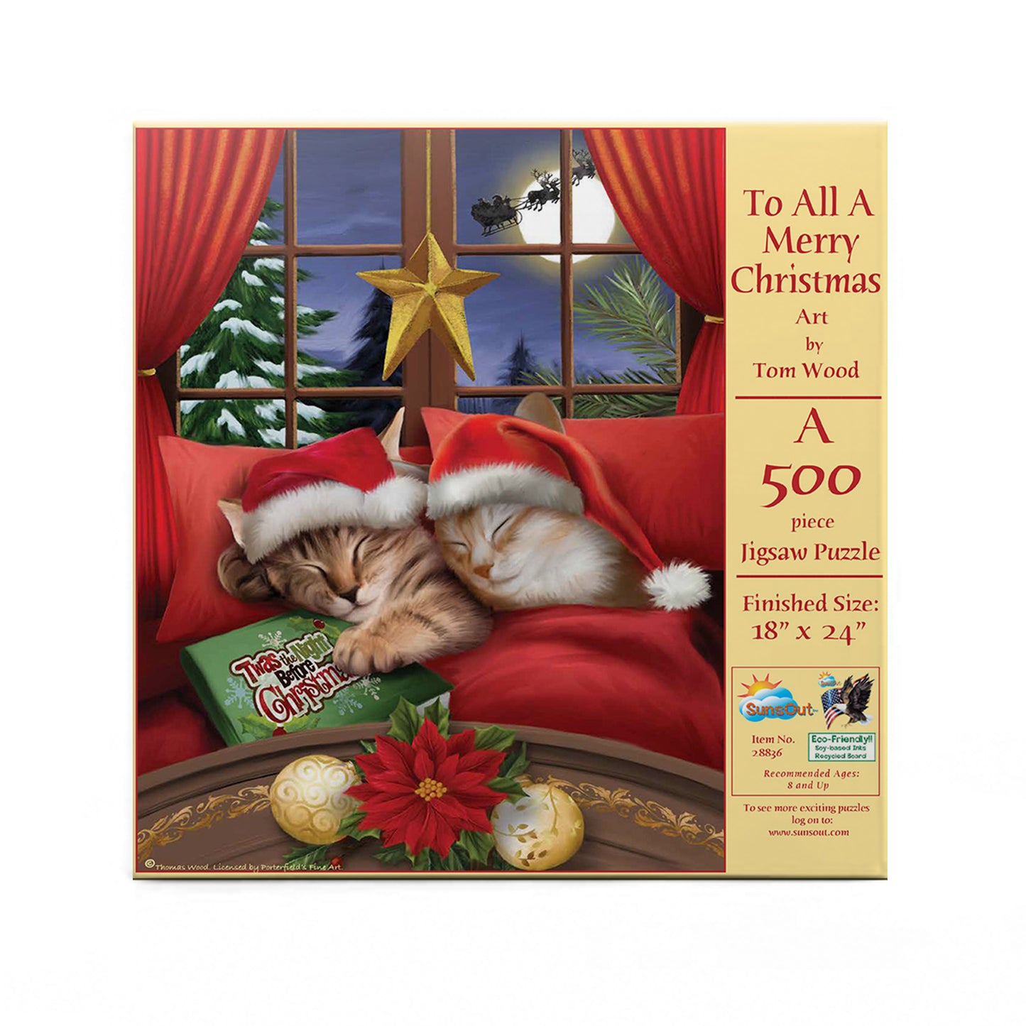 To All a Merry Christmas 500 pc  Jigsaw Puzzle 28836