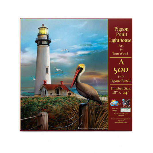 Pigeon Point Lighthouse 500 pc  Jigsaw Puzzle 28847