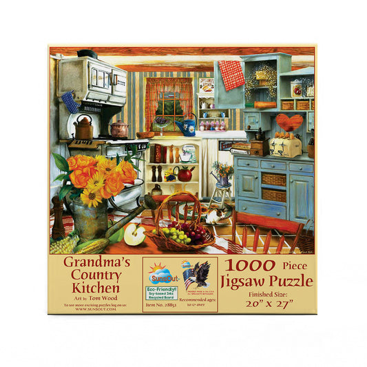 Grandma's Country Kitchen 1000 pc  Jigsaw Puzzle 28851