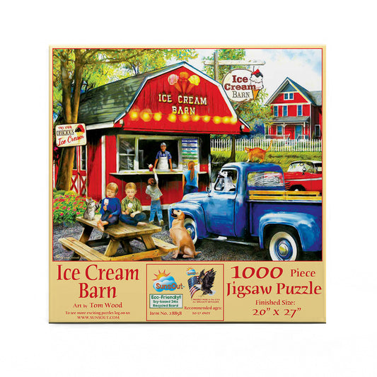 The Ice Cream Barn 1000 pc  Jigsaw Puzzle 28858