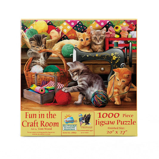 Fun in the Craft Room 1000 pc  Jigsaw Puzzle 28867