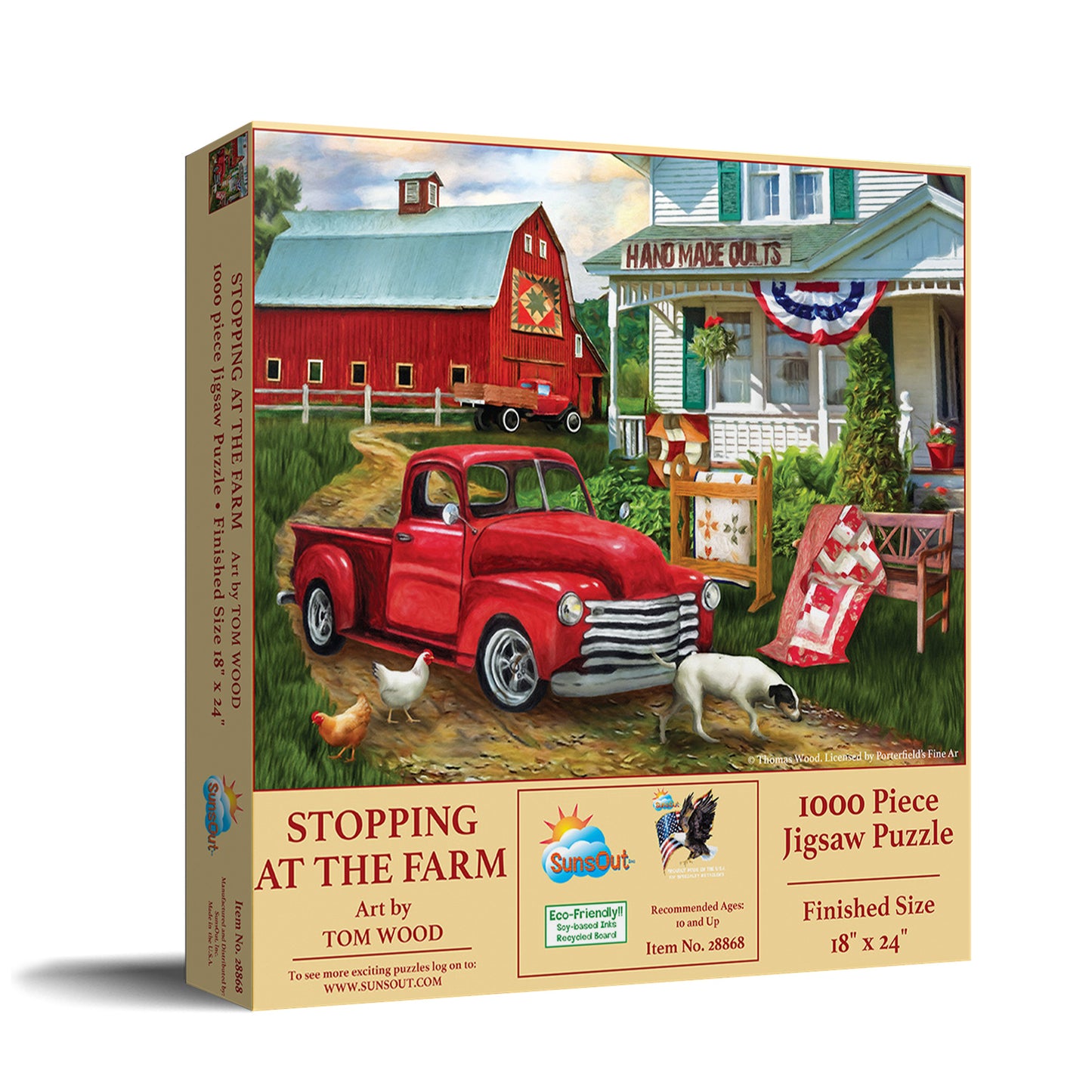 Stopping at the Farm 500 pc  Jigsaw Puzzle 28868