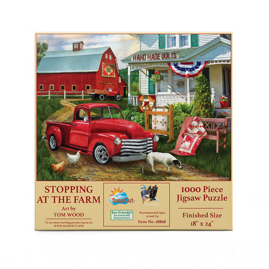 Stopping at the Farm 500 pc  Jigsaw Puzzle 28868