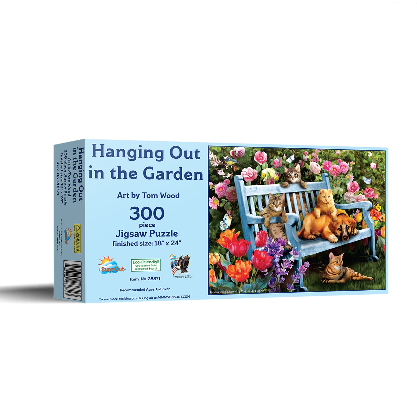 Hanging Out in the Garden 300 pc  Jigsaw Puzzle 28871