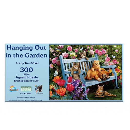 Hanging Out in the Garden 300 pc  Jigsaw Puzzle 28871