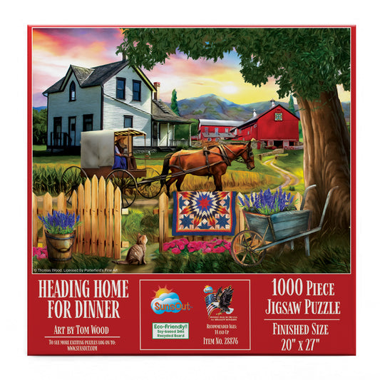 Heading Home for Dinner 1000 pc  Jigsaw Puzzle 28876