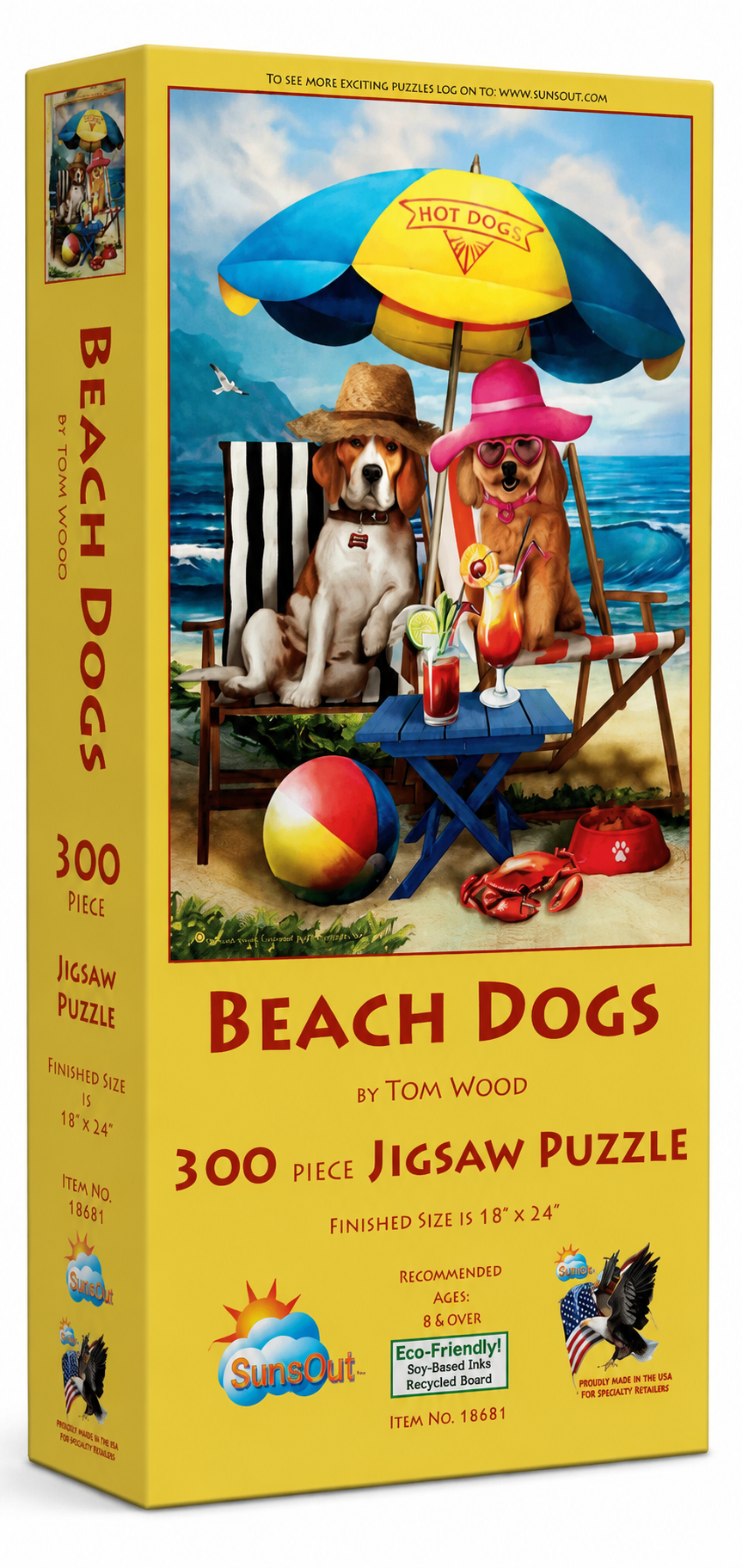 Beach Dogs 300 pc  Jigsaw Puzzle 28884