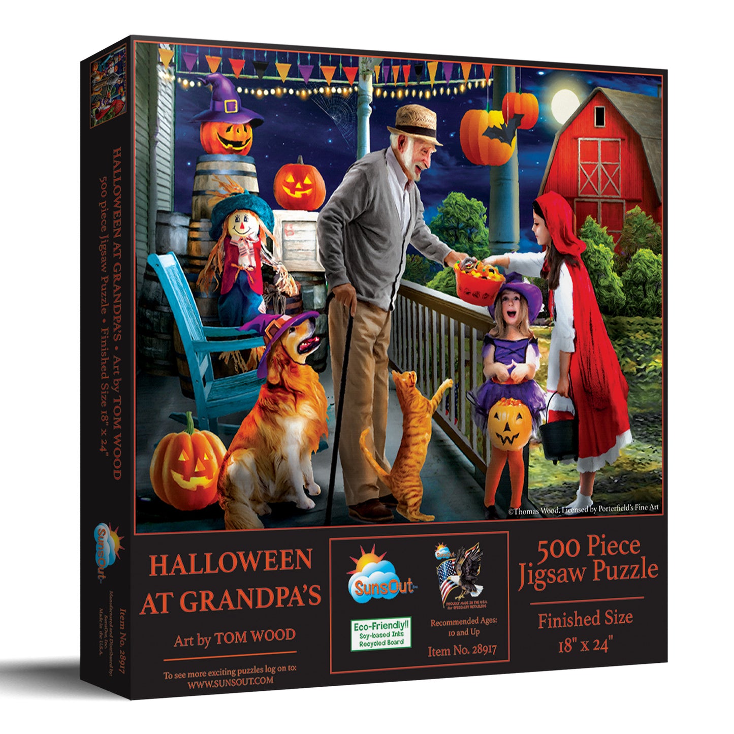 Halloween at Grandpa's 500 pc  Jigsaw Puzzle 28917