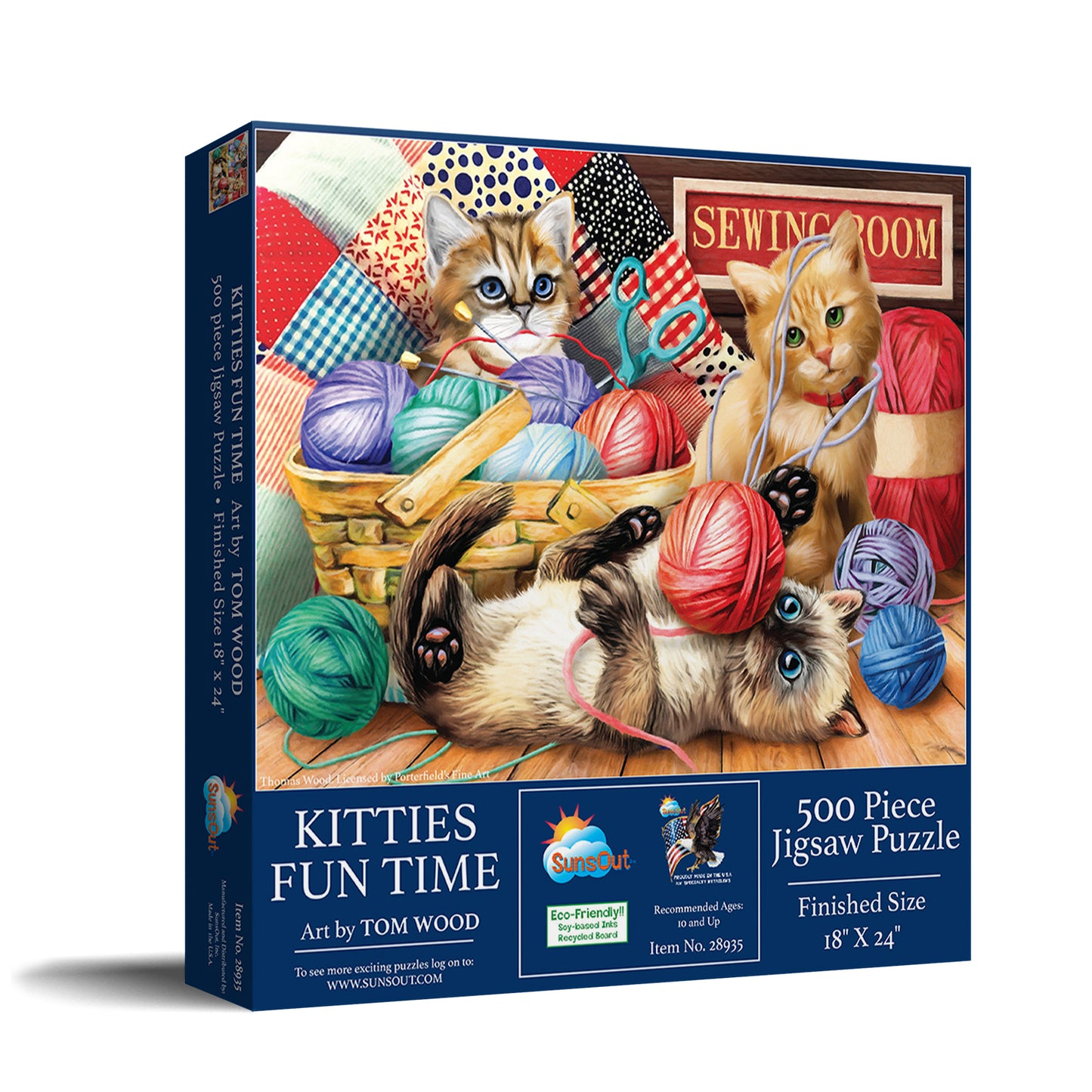 Kitties Fun Time 500 pc  Jigsaw Puzzle 28935