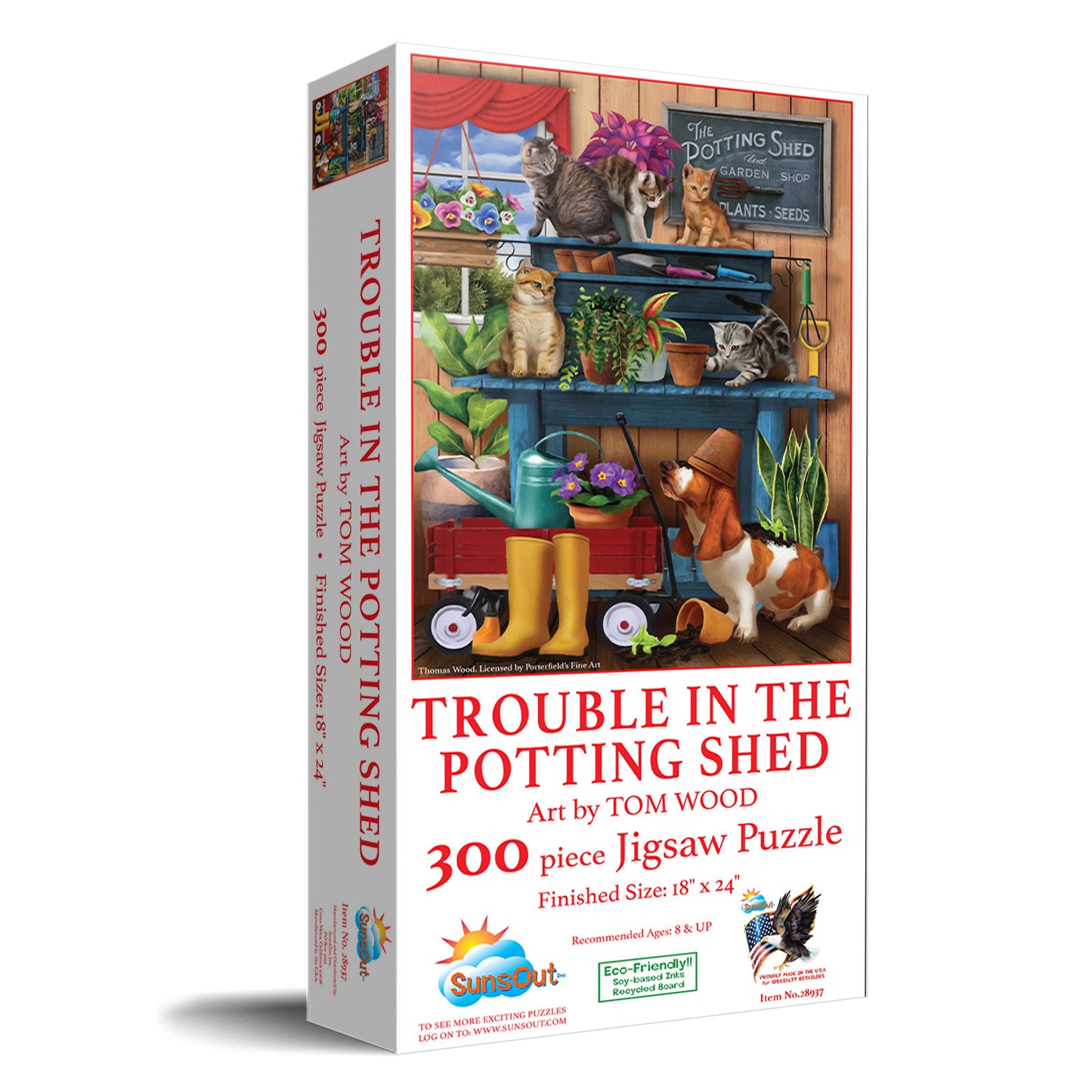 Trouble in the Potting Shed 300 pc  Jigsaw Puzzle 28937