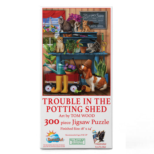 Trouble in the Potting Shed 300 pc  Jigsaw Puzzle 28937
