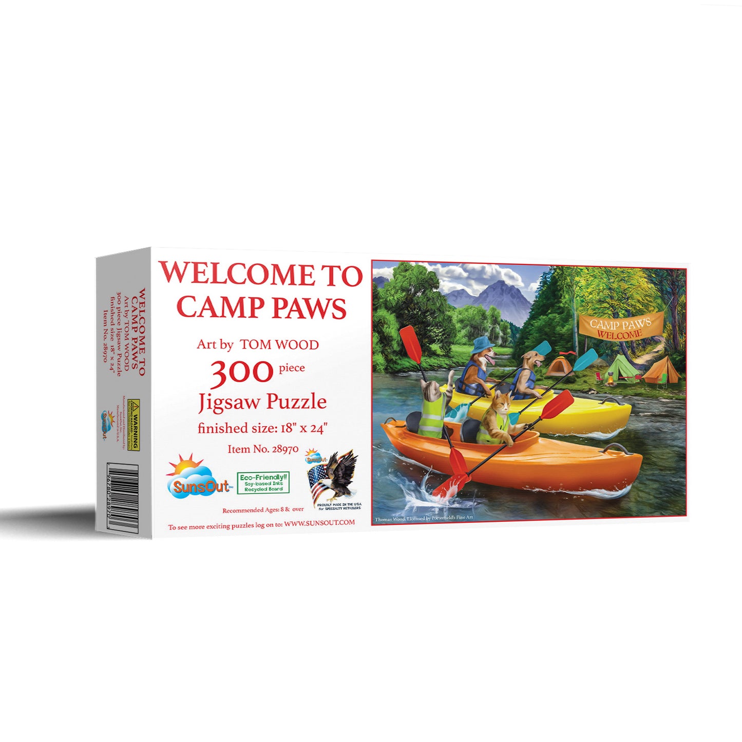 Welcome to Camp Paws 300 pc  Jigsaw Puzzle 28970