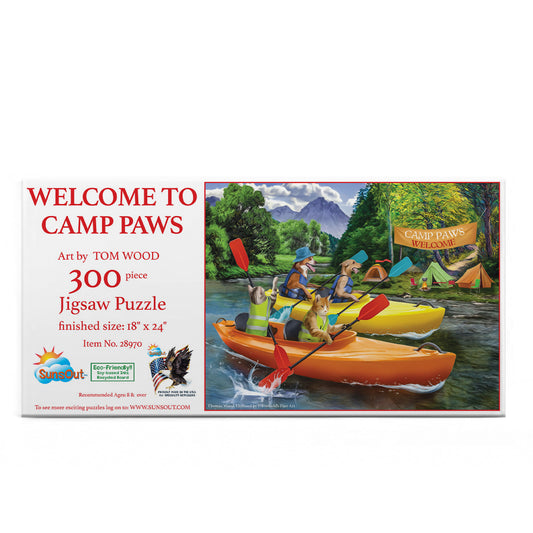 Welcome to Camp Paws 300 pc  Jigsaw Puzzle 28970