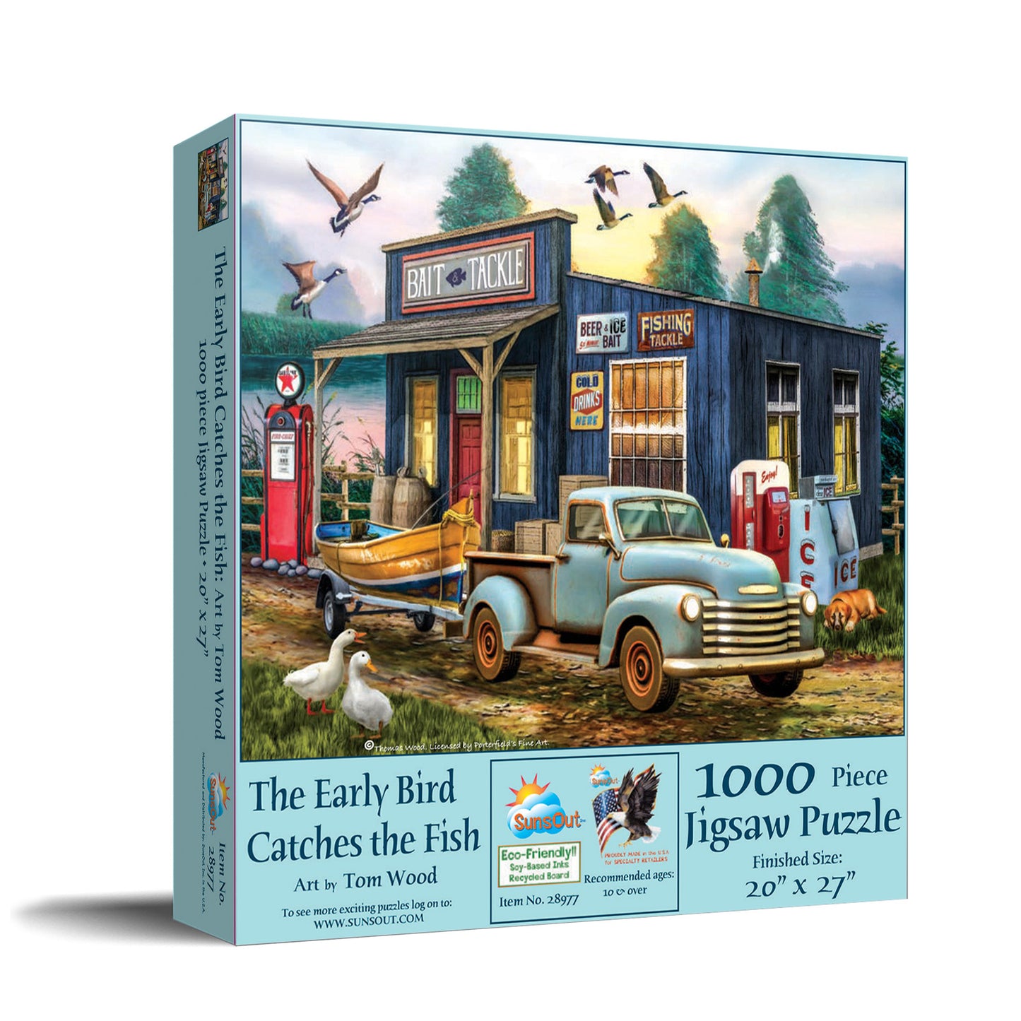 The Early Bird Catchs the Fish 1000 pc  Jigsaw Puzzle 28977