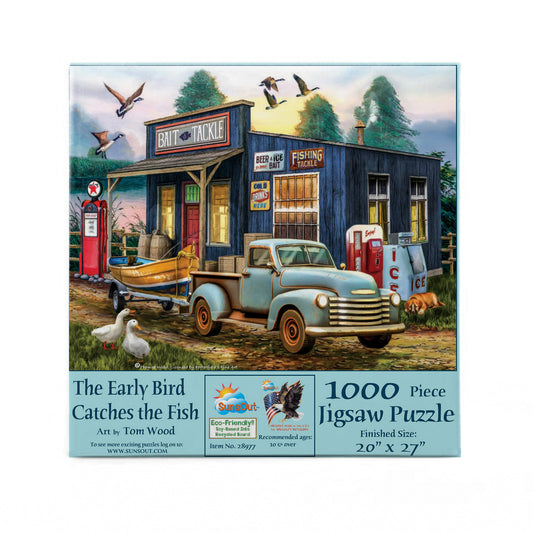 The Early Bird Catchs the Fish 1000 pc  Jigsaw Puzzle 28977