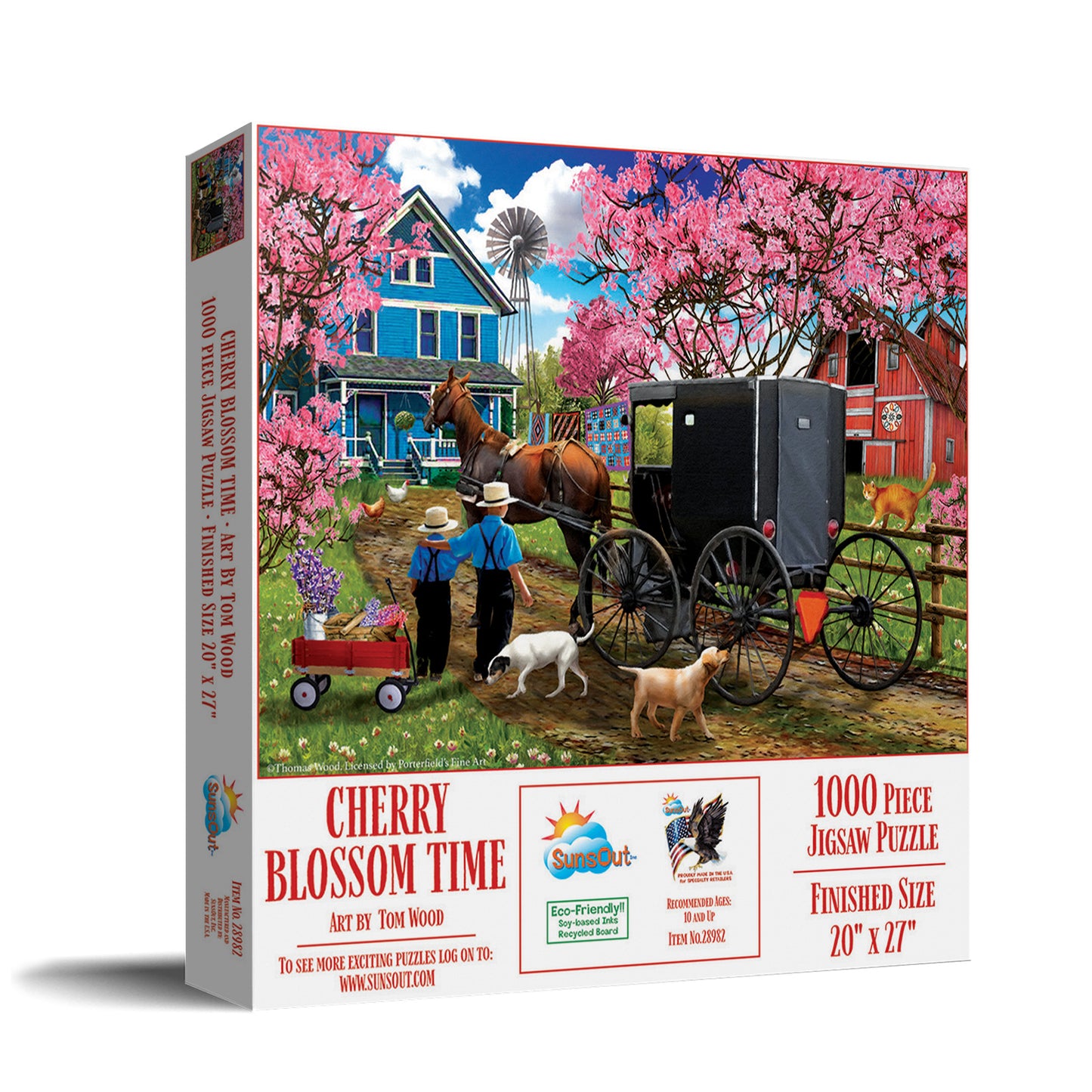Cherry Blossom Time 1000 pc  Jigsaw Puzzle 28982