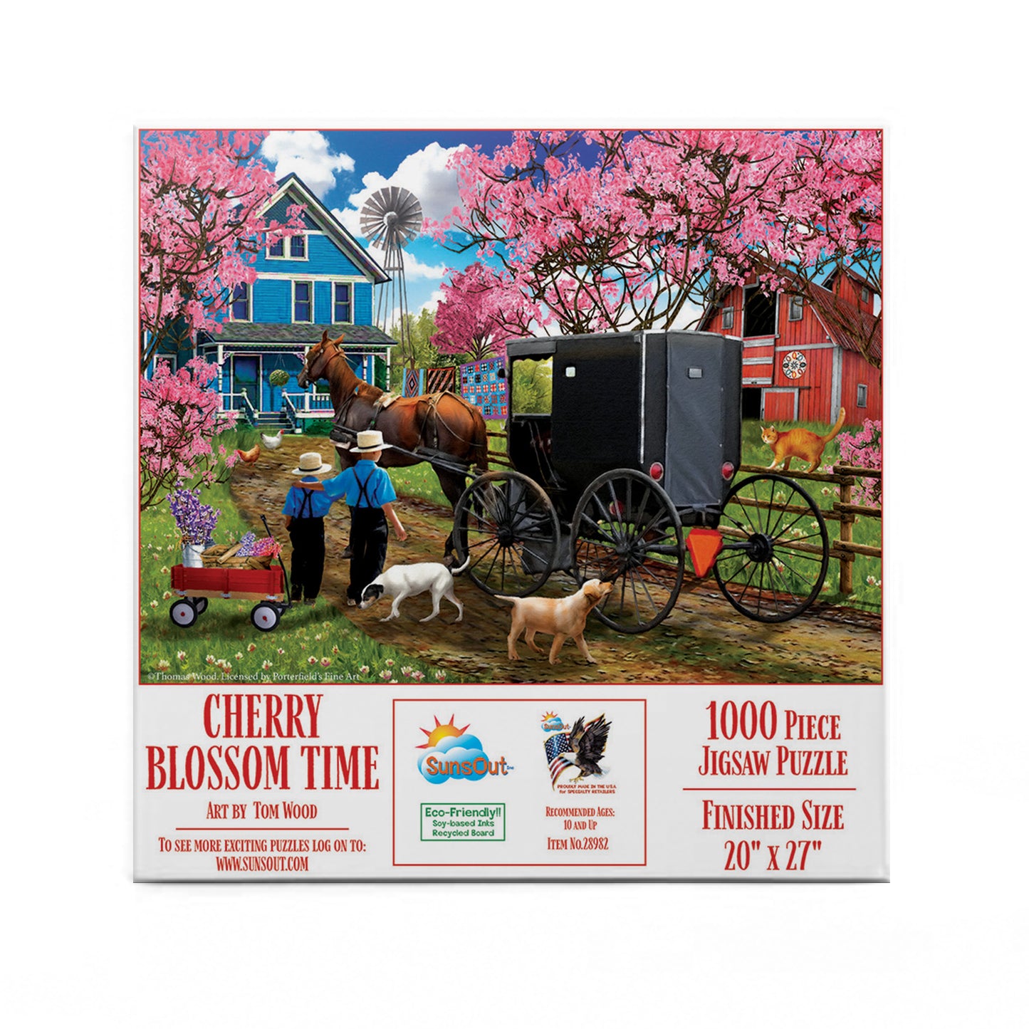 Cherry Blossom Time 1000 pc  Jigsaw Puzzle 28982