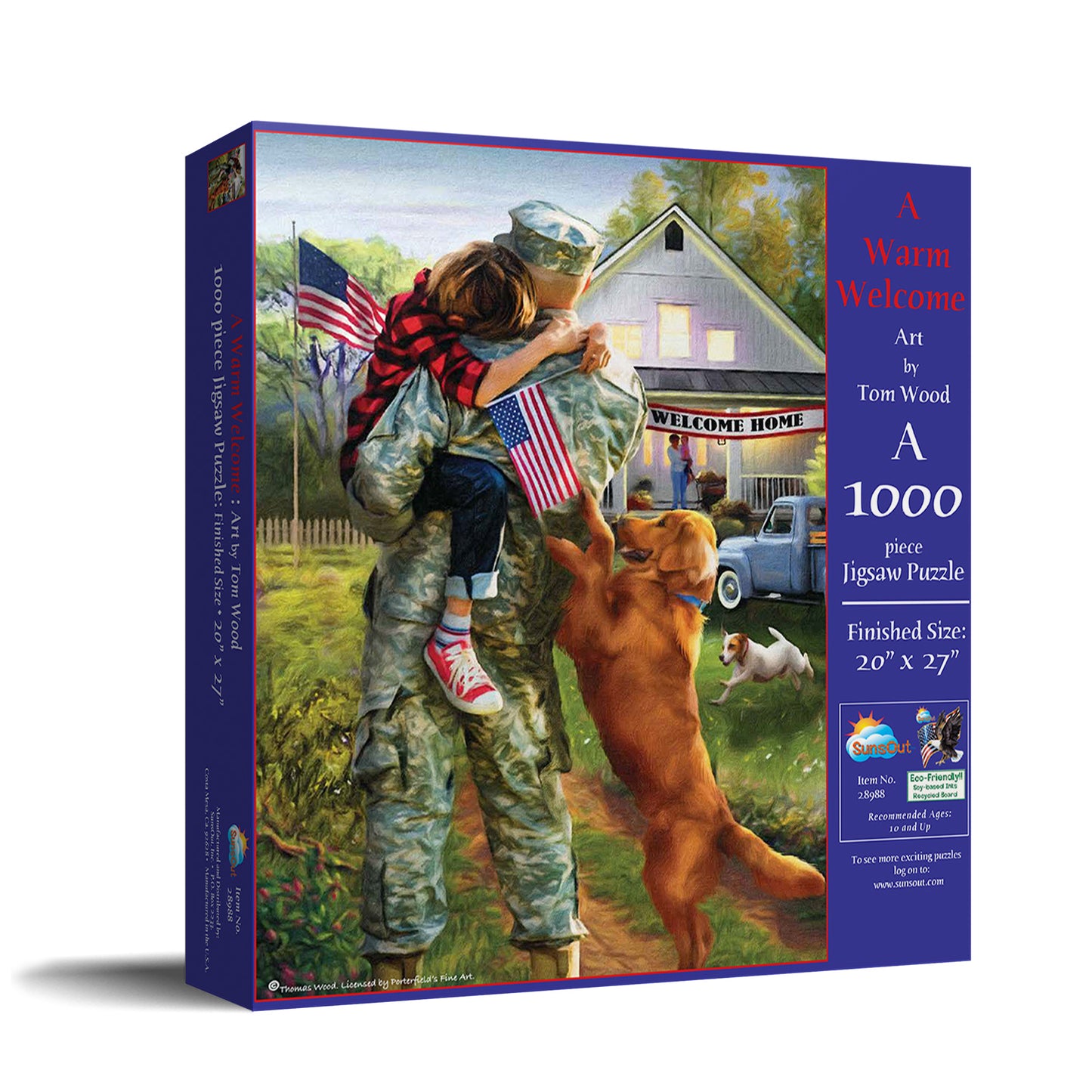 A Warm Welcome Home 1000 pc  Jigsaw Puzzle 28988