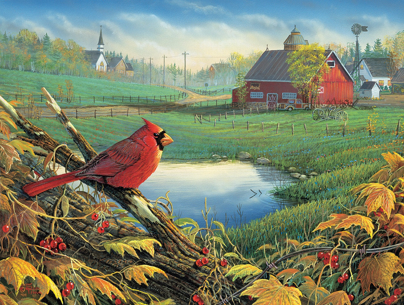 Farmland Visitor 500 pc  Jigsaw Puzzle 29064
